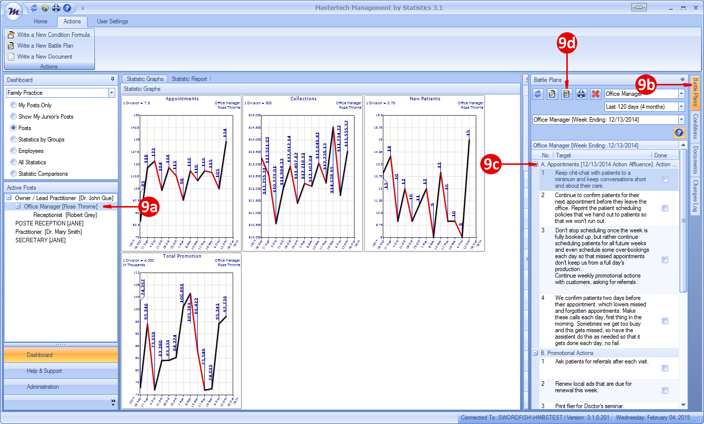 dashboard company select